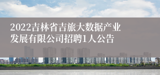 2022吉林省吉旅大数据产业发展有限公司招聘1人公告