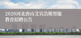 2020河北唐山艾宾浩斯智能教育招聘公告