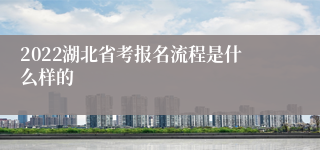 2022湖北省考报名流程是什么样的