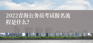 2022青海公务员考试报名流程是什么？