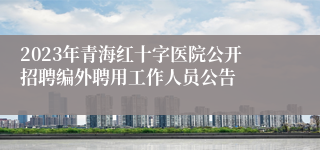 2023年青海红十字医院公开招聘编外聘用工作人员公告