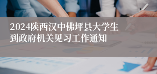2024陕西汉中佛坪县大学生到政府机关见习工作通知