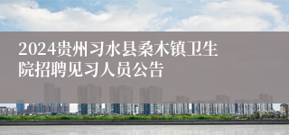 2024贵州习水县桑木镇卫生院招聘见习人员公告
