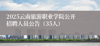 2025云南旅游职业学院公开招聘人员公告（35人）