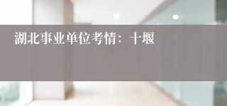 湖北事业单位考情：十堰