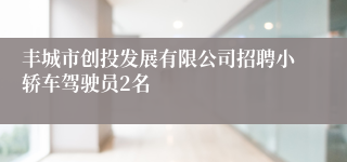 丰城市创投发展有限公司招聘小轿车驾驶员2名