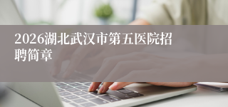 2026湖北武汉市第五医院招聘简章