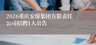 2026重庆安保集团有限责任公司招聘1人公告